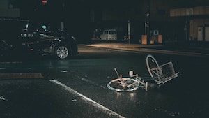 picture of bike auto collision by ian valerio